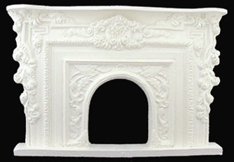 Dollhouse Miniature Fireplace